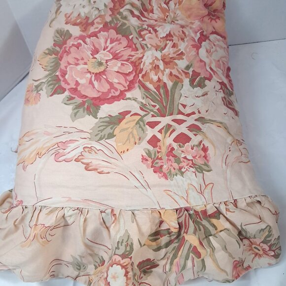 ralph lauren guinevere bedding products for sale | eBay RALPH LAUREN HOME GUINEVERE FULL Flat sheet ruffled‎ Floral French Country tan